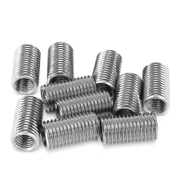 10Pcs Repair Nut Thread Slotting Female M12 and Male M16 Reducing Sleeve Components