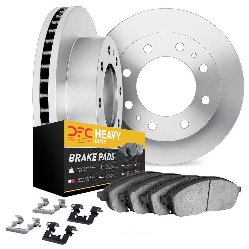 Dynamic Friction Company 6212-99269 DFC Rotors with Heavy Duty Brake Pads includes Hardware