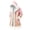 Light Pink, variant on Christmas Men's Santa Trench Coat Trendy Plush Coats Long Peacoats Xmas Long Hooded Cardigans Green XXXL