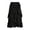 Black, variant on Women's Summer Skirts Satin Lold Irregular Skirt With Ruffle Detail Elegant Style Portable Casual A Line Midi For Women Brown 5XL