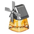 thumbnail image 4 of Anvazise Car Perfume,Auto Windmill Solar Car Perfume Air Freshener Aromatherapy Cute Car Energy Rotating Aromatherapy Diffuser Interior Decoration Accessories Yellow 1Pc, 4 of 4
