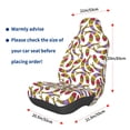 thumbnail image 3 of Yiaed Colorful Fishes Print Car Seat Covers,Universal Auto Seats Protector Fits for Car,SUV Sedan,Truck,Automotive Seat Covers & Accessories, 3 of 5