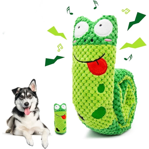 Juguetes para perros contra el aburrimiento, juguetes interactivos chirriantes para perros pequeños y medianos, juguete suave para la dentición de cachorros, juguetes para perros que se olfatean