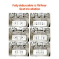thumbnail image 4 of VEVOR Dog Car Barrier 38.5"-61.6" Adjustable Pet Divider Gate for Trunk Cargo Area, 4 of 9