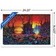 thumbnail image 4 of Danny Flynn - Red Jungle Wall Poster, 14.725" x 22.375" Framed, 4 of 5