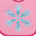 thumbnail image 4 of Inktastic Icy Blue Winter Snowflake Boys or Girls Baby Bib, 4 of 4