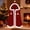 D_ Wine Capes & Cloaks, variant on UTSJKR Unisex Short Hooded Christmas Cape Cloak with Faux Fur Trim and Pom Pom Decor for Holiday Xmas Party Cosplay Festival Fancy Dress Costume Outfit Red S