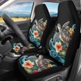 thumbnail image 3 of Uorisanigo Hawaiian Sea Turtle Car Seat Covers Waterproof Front Seat Covers Anti-Slip Back Fabric All-Season Protection Fashion Auto Interior Universal Vehicle Accessories, 3 of 7