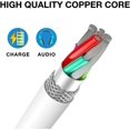 thumbnail image 4 of ORUYROP [Apple MFi Certified] 2 Pack Lightning to 3.5 mm Headphone Jack Adapter iPhone 3.5mm Jack Aux Dongle Cable Converter Compatible with iPhone 13 12 11 11 Pro XR XSx8 7 iPad iPod Support, 4 of 7
