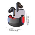 thumbnail image 3 of Wireless Earbuds, Achieve 300 AirLinks Headphones Touch Control with Bluetooth 5.3 in-Ear Stereo Headphones, USB-C Quick Charge, Bluetooth Earbuds,Black, 3 of 6