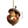 thumbnail image 3 of Qwtwty Christmas Ornaments Christmas Tree Hanging Decoration, Shatterproof Acrylic Decorative Hanging Pendants for Xmas Tree Decor, 3 of 6