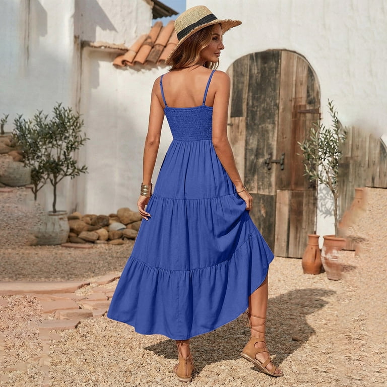 chiffon dresses summer Floral Chiffon Summer Beach Maxi Dress