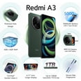 thumbnail image 2 of Xiaomi Redmi A3 4G 64GB ROM 3GB RAM Dual SIM GSM Unlocked - Green, 2 of 5
