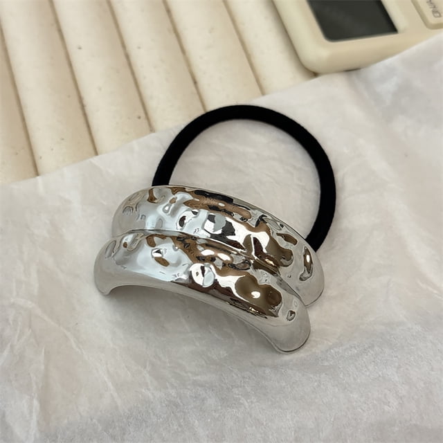 Fiudx Diadema de Moda, Banda Elástica de Aleación, Accesorio Geométrico para El Cabello, Diseño Cóncavo Duradero, Material Interior Suave, Ajuste Comodo, Uso Diario, Informal y Formal, Accesorios de