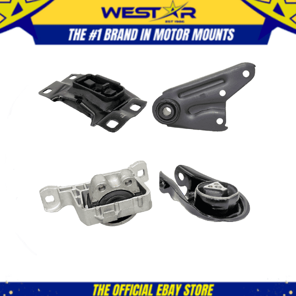 Engine Motor & Torque Strut & Trans Mount 4PCS Set Fit 2004-2009 Mazda 3 2.0L