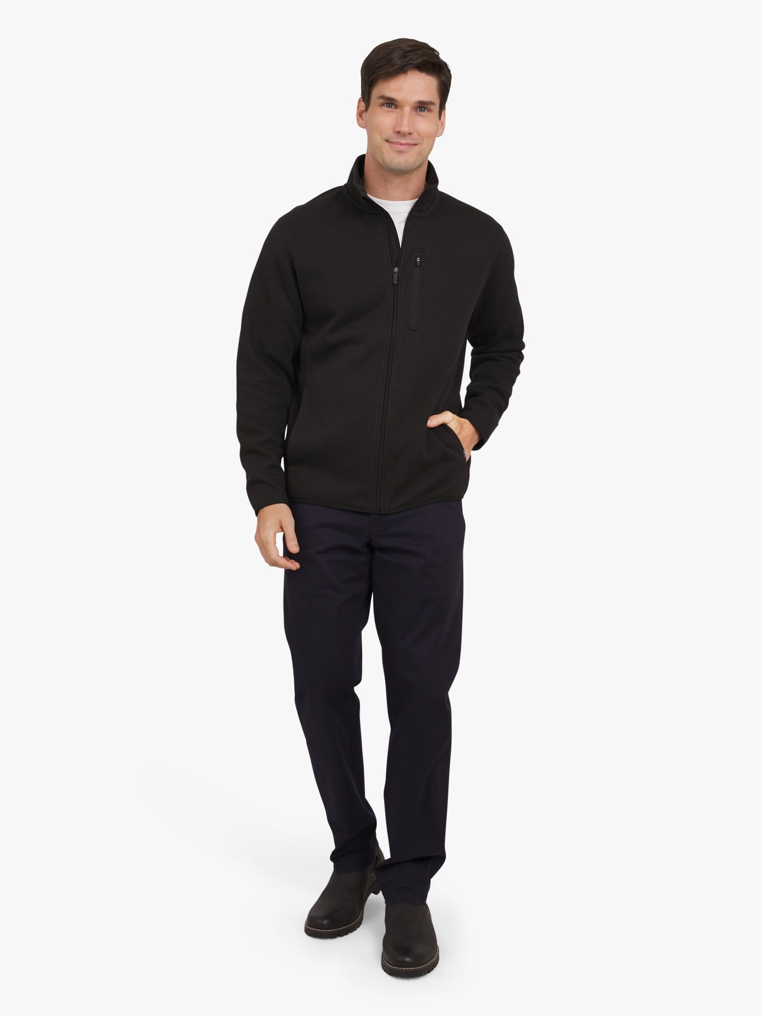 Chaps Men's & Big Men's Full Zip Fleece Sweater, Sizes S-2XL