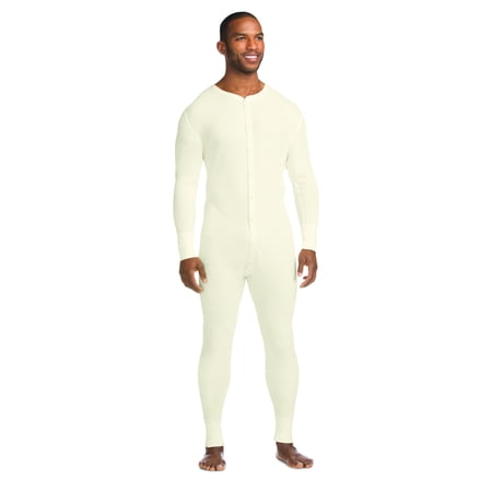Hanes Men's X-Temp Thermal Waffle Unionsuit with FreshIQ