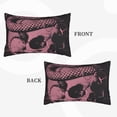 thumbnail image 2 of Fuzoiu Skull and Snake Art Print Fuzzy Pillowcases, Super Soft Pillow Case Cover with Zipper for Bedroom, Sofa, Couch,Cozy Pillow Shams for All Seasons-20"x30", 2 of 6