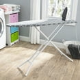 thumbnail image 2 of Seymour Home Products Adjustable Height Ironing Board, 4-Leg Steel Frame with 100% Cotton Mesh Top, Gray Lattice, 2 of 2