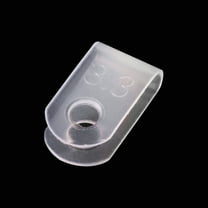 200Pcs R-Type Clip Cable Fastener Nylon White 1/8 inch Mounting Wire Clamp