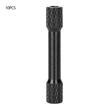 

10 Pcs Standoff M3x35mm Anodized Aluminum Alloy Internal Thread Column Spacer for DroneBlack