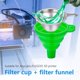 thumbnail image 1 of Embudo De Silicona Con Filtro De Resina Uv Para Impresora 3D Anycubic Elegoo (Verde), 1 of 9