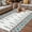 Beige, variant on Navy Blue Boho Outdoor Rug for Patio/Deck/Porch, Non-Slip Large Area Rug 5 x 7 Ft, Vintage Ethnic Tribe Abstract Art Retro Indoor Outdoor Rugs Washable Area Rugs, Reversible Camping Rug Carpet Runner