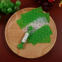 Soimiss 500Pcs Green Lace Edge Sugar Paper Wrapping Paper for and Craft Projects