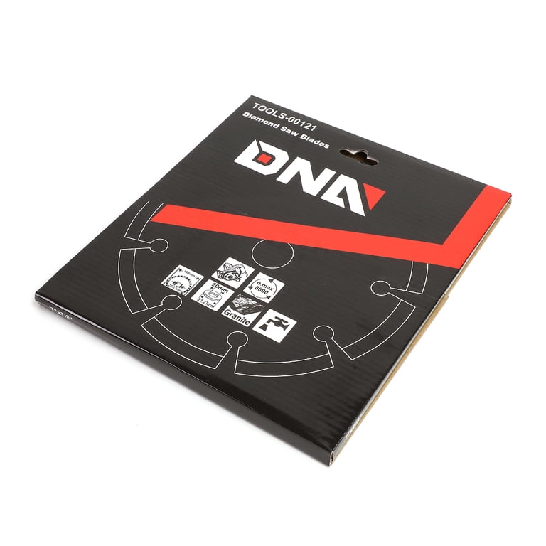 DNA MOTORING 7 X 7/8 Inch Diamond Saw Blade – Dry/Wet Cut, Thin Kerf, Sharp Edges, For Concrete, Brick, Stone, Masonry