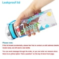 thumbnail image 3 of Cute Water Bottle for School Kids Girls, BPA FREE Tritan & Leak Proof Flip Top Lid & Easy Clean & Carry Handle, 23oz/ 680ml (Mermaid, 23oz) Mermaid, 3 of 7