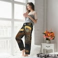 thumbnail image 5 of Salouo Adorable Otter Pair Hug Print Women's Pajama Pants Casual Loose Sweatpants PJs Flowy Pants Drawstring Palazzo for Women Wide Leg Pants Lounge Pajama -Small, 5 of 8