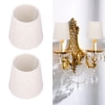 thumbnail image 4 of Abat-Jour en Lin, Moderne 3 Pcs pour Lustre, 4 of 7