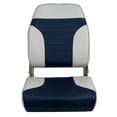 thumbnail image 4 of Springfield Economy Folding High Back Seat, Gray and Blue, 4 of 4