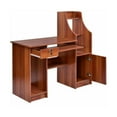 thumbnail image 3 of Resenkos Wooden Computer Desk with Storage Cabinet and Drawer, Home Office Desks, Gaming Computer Desks for Study,Working,Writing, 3 of 8