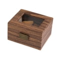 thumbnail image 4 of Caja de almacenamiento para reloj Yinane organizador de relojes 2 ranuras 15x12x9cm, 4 of 8