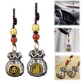thumbnail image 1 of Chinese Zodiac Wealth Bag Pendant Charm For Daily Fortune Rotating God Of Wealth Bag Luck And Keychain For Good Fortune，A Zodiac God Of Wealth Bag Pendant （Clearance）, 1 of 9