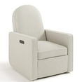 thumbnail image 3 of Graco Olivia Nursery Power Recliner Swivel Glider, Dune Basketweave, 3 of 12