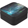 thumbnail image 2 of GZHJMY Jewelry Box Waterfall Personalized Jewelry Box - Travel Portable Jewelry Case for Ring, Pendant, Earring, Necklace, Bracelet for Necklace Bracelet Earrings Rings, 2 of 7