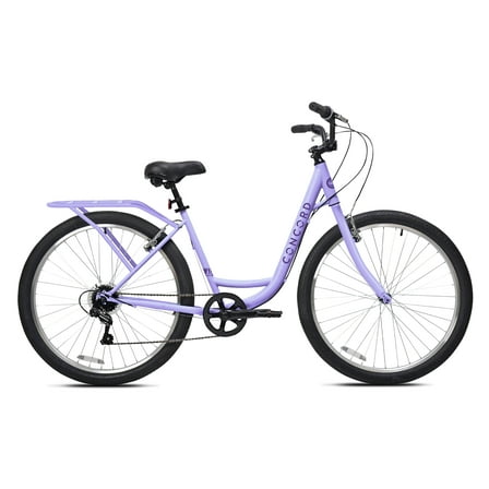 Concord 27.5" Laguna Comfort Bike, 27.5" Wheels, Fits Teen & Adult Riders 5'4"-6'2", Unisex, Purple, Online Only