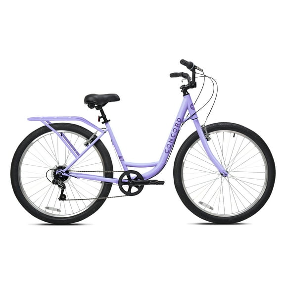 Concord 27.5" Laguna Comfort Bike, 27.5" Wheels, Fits Teen & Adult Riders 5'4"-6'2", Unisex, Purple, Online Only