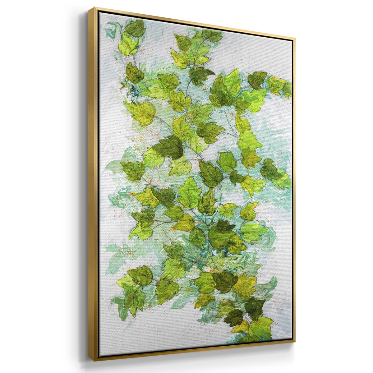 Ivy Framed Premium Gallery Wrapped Canvas - Ready to Hang