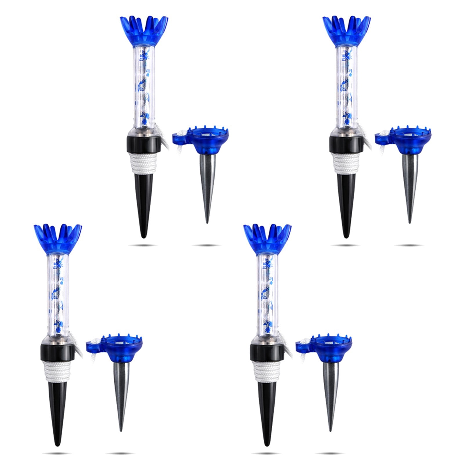 4pcs 80mm Magnetic Golf-Tees Training Ball Tee Step Down Golf-Ball Holder Tee