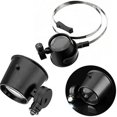 thumbnail image 4 of Eyepiece 15x Magnifying Glass Magnifying Lens With Magnifying Glass Jeweler Watch Repair Magnifying Glass With Led Eye Magnifying Glass (1 Piece, Blac, 4 of 5