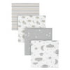 Parent´s Choice Baby Neutral Moonlight Flannel Blankets, 4-Pack
