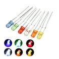 thumbnail image 5 of Unique Bargains 3mm Cylinder Head LED Light Emitting Diode Bulbs Set 6 Colors 600 Pack, 5 of 5