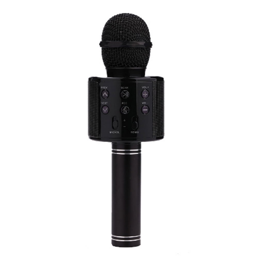 Jianama WS858L LED Bluetooth Microphone Karaoke Singing Music Play