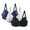 A1 Dark Blue, variant on Wireless Jelly Bra for Women Comfort Seamless Full Coverage Bras,No Underwire, 3 Pack Everyday Bralettes,V Neck,Back Smoothing,Comfortable Brassiere,Soft Gel,Push Up, Sport Bras AJ