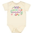 thumbnail image 3 of Inktastic Will You Be My Godmother Proposal Boys or Girls Baby Bodysuit, 3 of 5