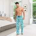 thumbnail image 7 of Top-kevin Funny Dolphin Pajama Pants Men's Lounge Pants Straight-Fit Men Pajama Bottoms, 7 of 7
