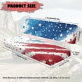 thumbnail image 7 of FKELYI Watercolor American Flag Print Mule Bench Seat Cover 2 Pcs Set Dustproof UTV Seat Cover Compatible with Kawasaki Mule 600/610 Anti-Scratch Seats Protector Decor, 7 of 7